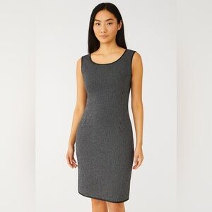 Max Studio Black & White Houndstooth Sheath Dress – Size Large, NWT